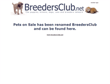 Tablet Screenshot of petsonsale.com